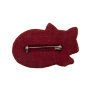 Брошь "Рыжий лис", 71 мм, redrobe 1