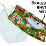 Маска многоразовая со вкладышами, вискоза и хлопок, redrobe 13