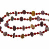 Бусы redrobe «Берег моря», яшма, сердолик, стекло, 50 см